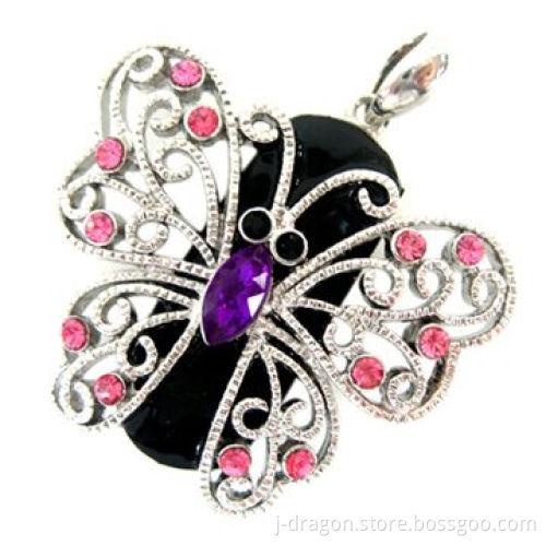 Jewelry USB Flash Drive in Butterfly Design with 1 to 32GB Capacity and High-data Transfer Speed